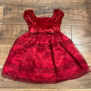 Sweet Heart Rose Red Holiday Dress Size 3